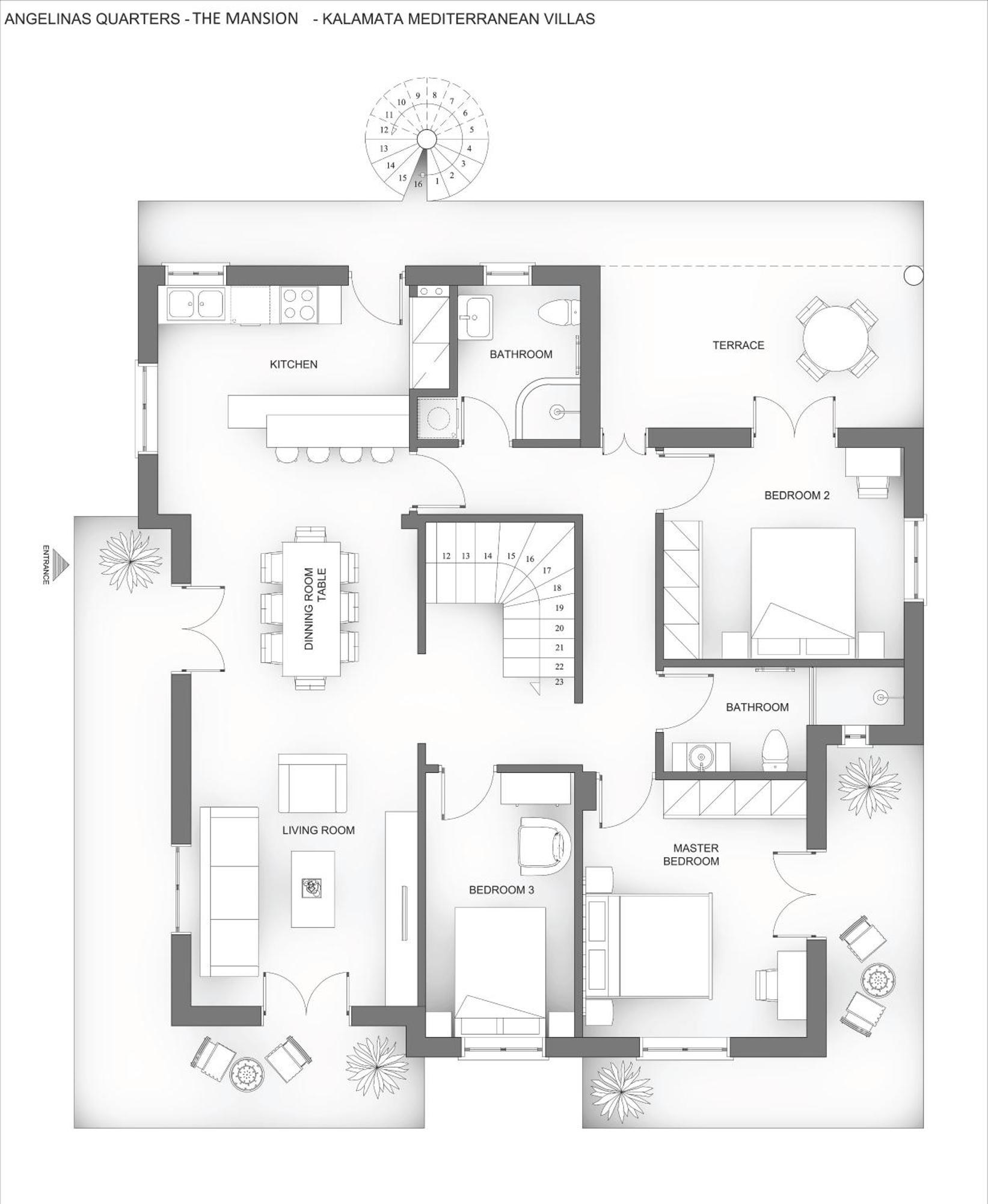 The Mansion - Kalamata Mediterranean Villas المظهر الخارجي الصورة